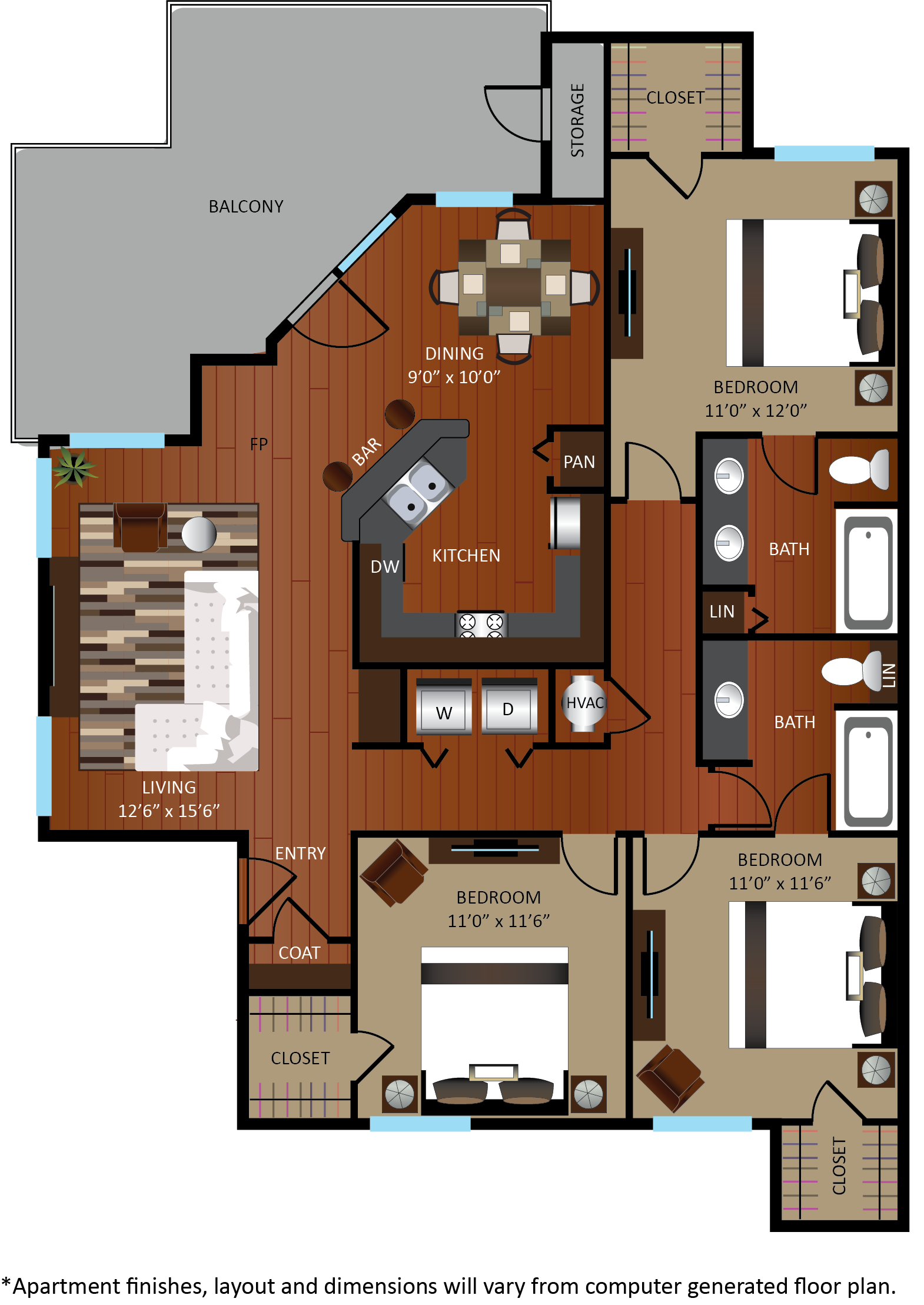 C1 floor plan
